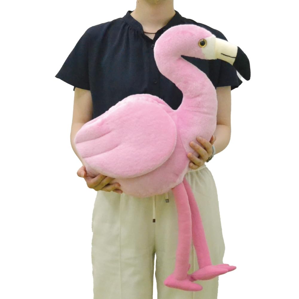 Amazon.co.jp: 山二 ビッグぬいぐるみ フラミンゴ 約H56(足含む)×W22.5